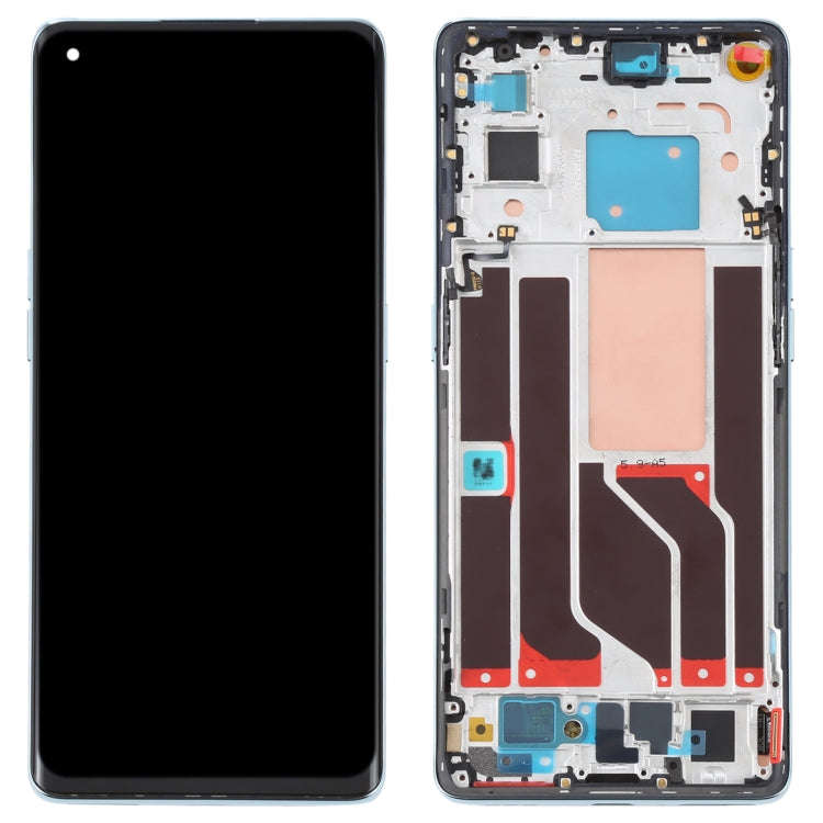 Original LCD Screen and Digitizer Full Assembly with Frame For OPPO Reno6 Pro 5G PEPM00 CPH2249(G...