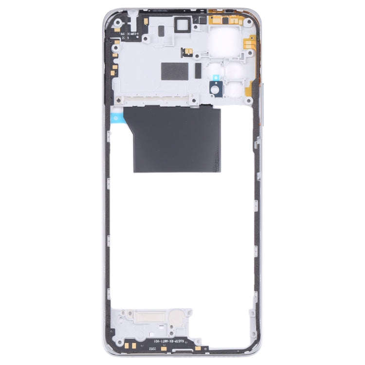 Middle Frame Bezel Plate for Xiaomi Poco X4 Pro 5G/Redmi Note 11E Pro(Silver)