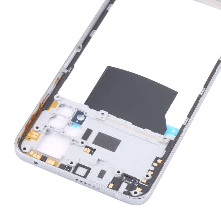 Middle Frame Bezel Plate for Xiaomi Poco X4 Pro 5G/Redmi Note 11E Pro(Silver)