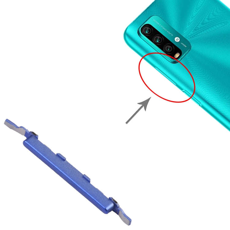 Volume Control Button for Xiaomi Redmi Note 9 4G/Redmi 9T/Redmi 9 Power (Blue)