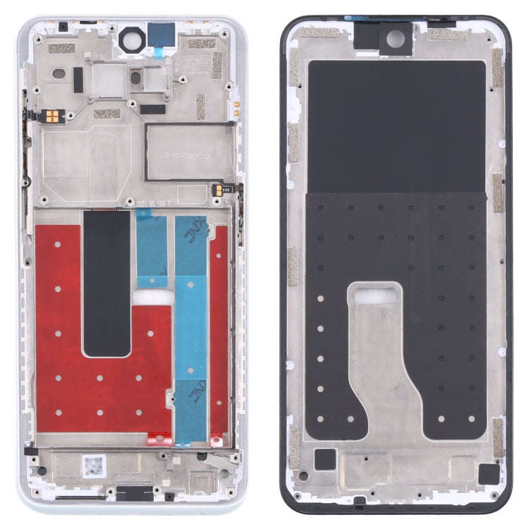 Original Middle Frame Bezel Plate for Nokia X10 TA-1350 TA-1332(White)