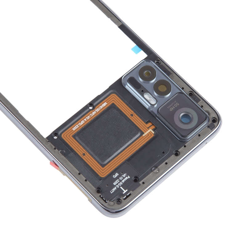 For TCL 30+ Original Middle Frame Bezel Plate (Black)