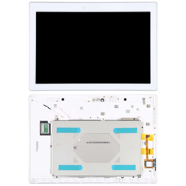 OEM LCD Screen for Lenovo Tab 2 A10-70 A10-70F A10-70L Digitizer Full Assembly with Frame (White)