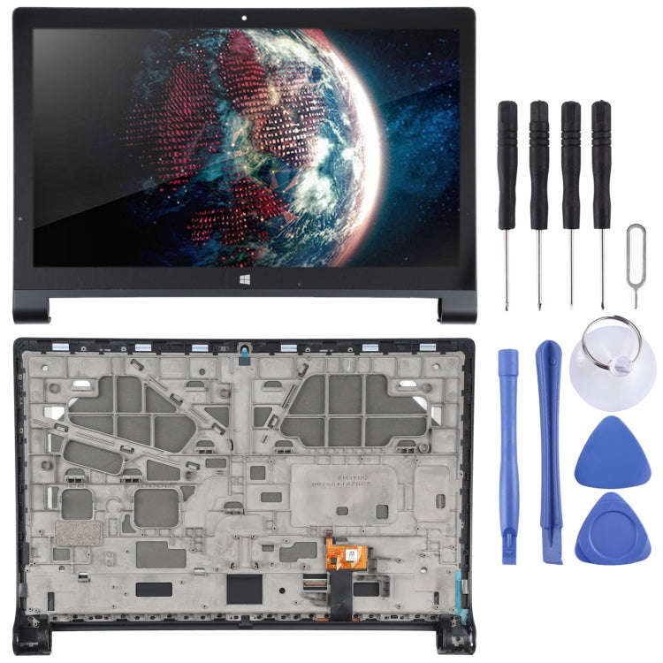 OEM LCD Screen for Lenovo YOGA Tablet 2 Pro 1371F Digitizer Full Assembly with Frame (Black)