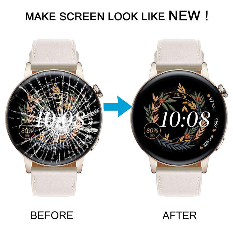 For Huawei Watch GT 3 42mm MIL-B19 Original LCD Screen and Digitizer Full Assembly With Frame (Gold)