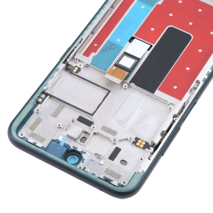 TFT LCD Screen for Nokia X10 TA-1350 TA-1332 Digitizer Full Assembly with Frame (Green)