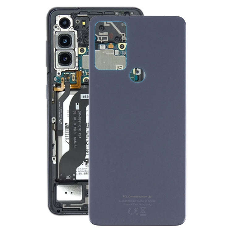 For Alcatel 1V 2021 6002A 6002D Battery Back Cover with Camera Lens  (Grey)