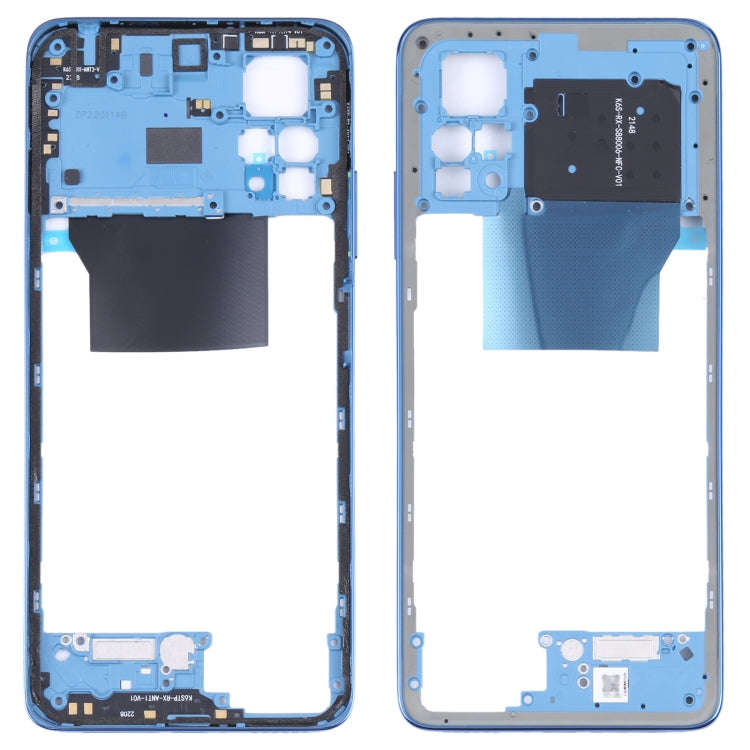 Original Middle Frame Bezel Plate for Xiaomi Redmi Note 11 Pro 4G 2201116TG 2201116TI(Dark Blue)