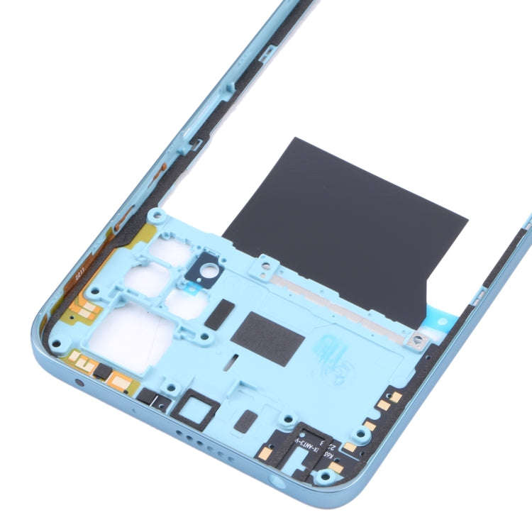 Original Middle Frame Bezel Plate for Xiaomi Redmi Note 11 Pro 4G 2201116TG 2201116TI(Baby Blue)
