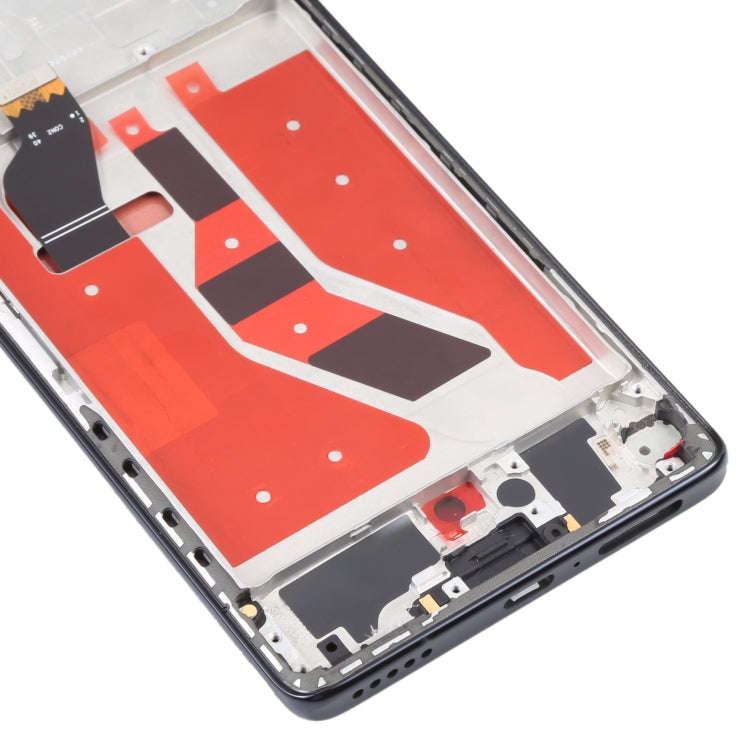 Original OLED LCD Screen for Honor 50 Pro Digitizer Full Assembly with Frame(Black)