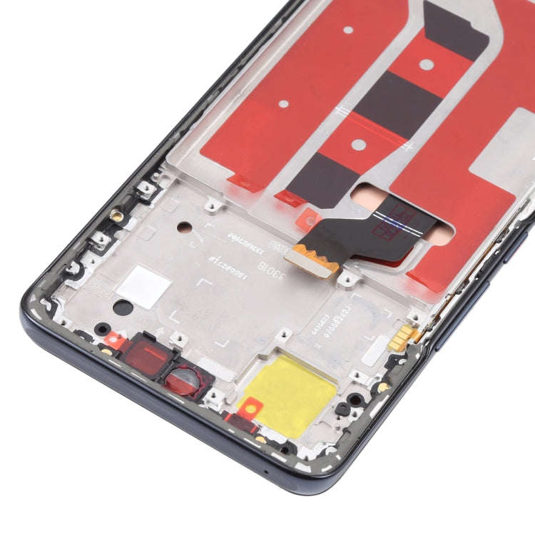 Original OLED LCD Screen for Huawei Nova 9 Digitizer Full Assembly with Frame(Black)