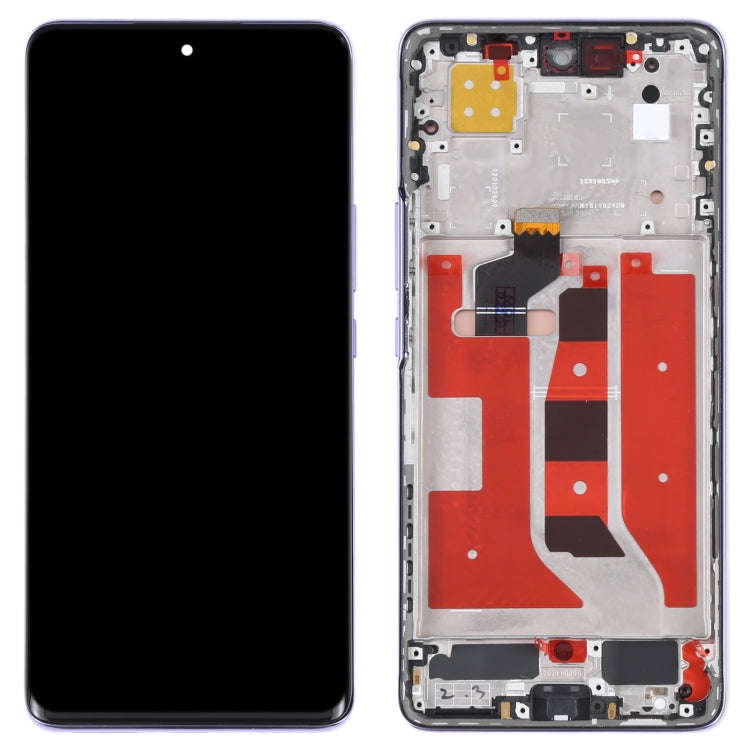 Original OLED LCD Screen for Huawei Nova 9 Digitizer Full Assembly with Frame(Purple)