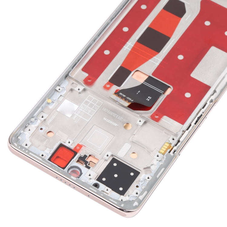 Original OLED LCD Screen for Honor 60 Pro Digitizer Full Assembly with Frame(Gold)