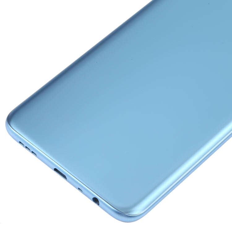 For OPPO A15/A15S/A35 Battery Back Cover with Middle Frame (Blue)