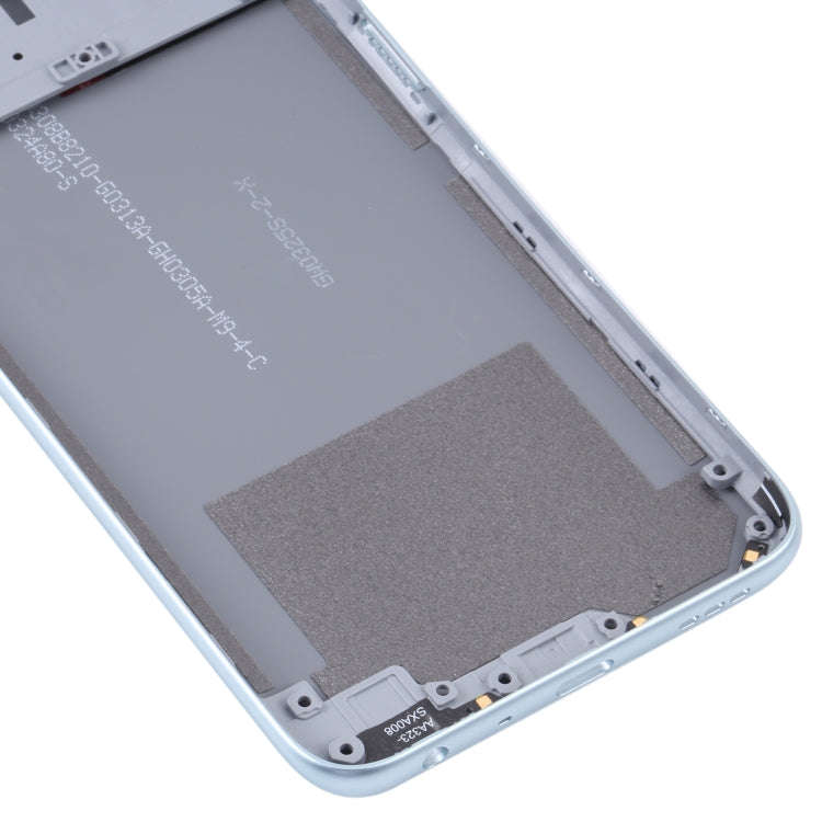 For OPPO A36/A76 Battery Back Cover with Middle Frame (Blue)