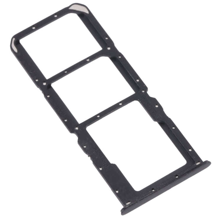 For OPPO A56 5G SIM Card Tray + SIM Card Tray + Micro SD Card Tray (Black)