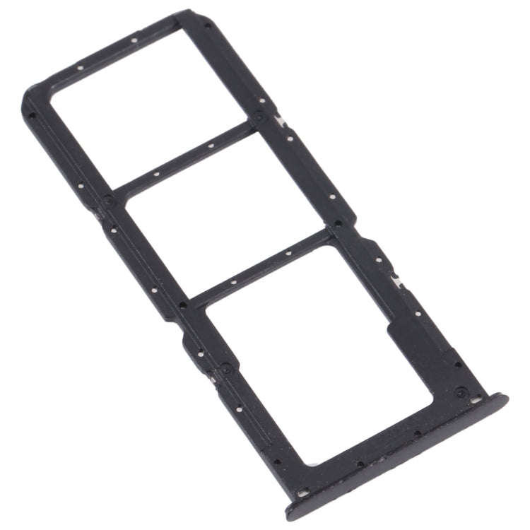 For OPPO A56 5G SIM Card Tray + SIM Card Tray + Micro SD Card Tray (Black)