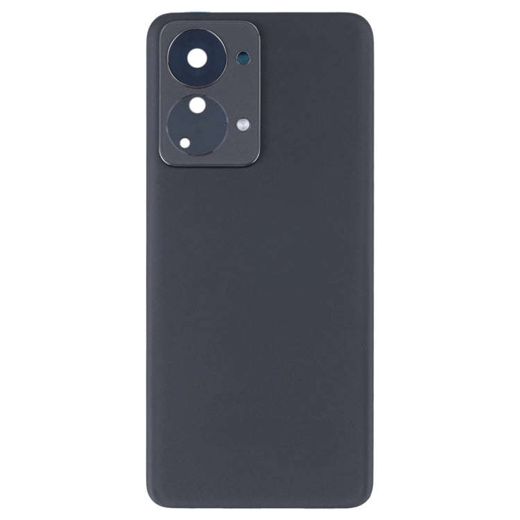 For OnePlus Nord 2T Battery Back Cover with Camera Lens (Black)