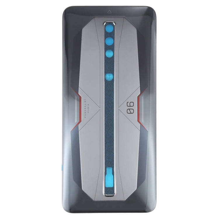 Battery Glass Back Cover for ZTE Nubia Red Magic 6 Pro NX669J-P(Grey)