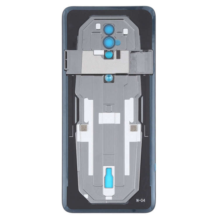 Battery Glass Back Cover for ZTE Nubia Red Magic 6 Pro NX669J-P(Grey)
