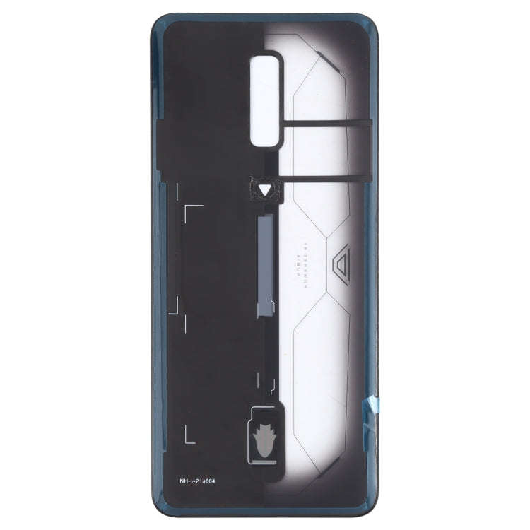 Battery Glass Back Cover for ZTE Nubia Red Magic 6S(Transparent Black)