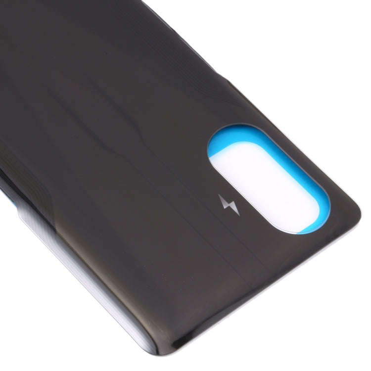Glass Battery Back Cover for Xiaomi Redmi K40 Gaming(Black)