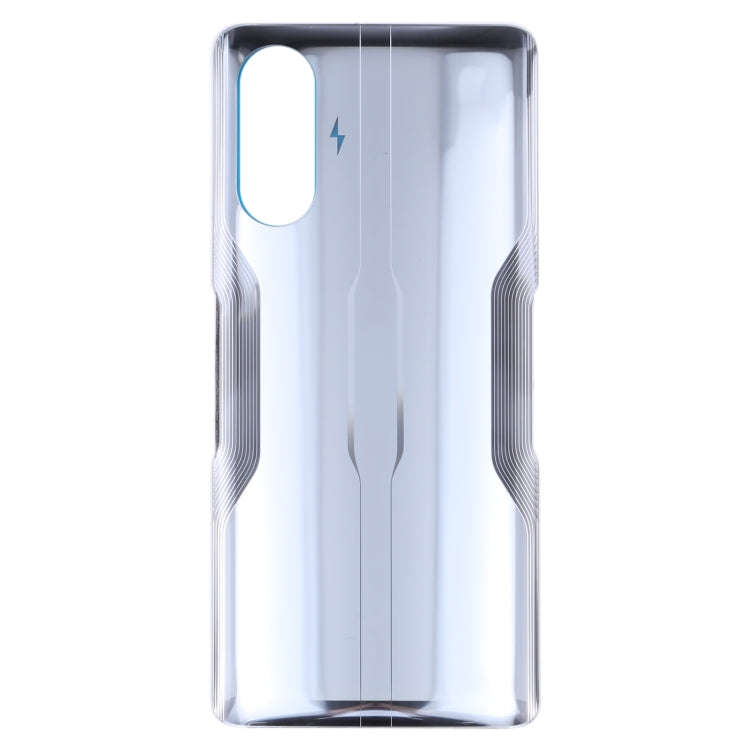 Glass Battery Back Cover for Xiaomi Redmi K40 Gaming(Silver)