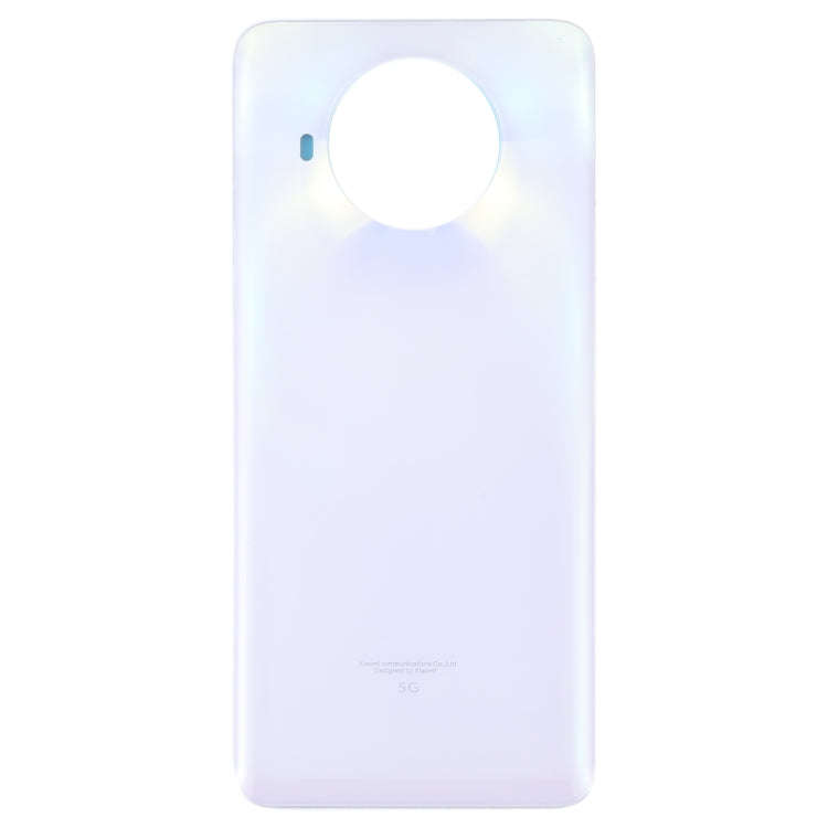 Glass Battery Back Cover for Xiaomi Redmi Note 9 Pro 5G/Mi 10T Lite 5G(White)