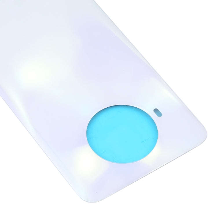 Glass Battery Back Cover for Xiaomi Redmi Note 9 Pro 5G/Mi 10T Lite 5G(White)