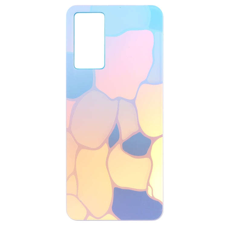 For vivo Y75 4G 2022/V23e Glass Battery Back Cover (Blue)
