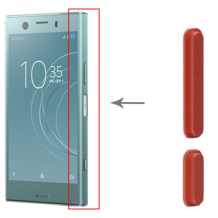 Original Side Keys for Sony XPeria XZ1 Compact (Orange)