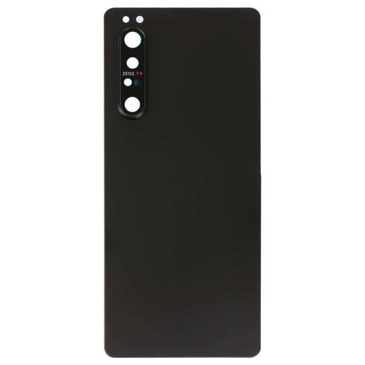 Original Battery Back Cover with Camera Lens Cover for Sony Xperia 1 II(Black)