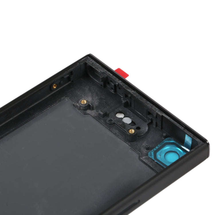 Original Battery Back Cover with Camera Lens Cover for Sony Xperia XZ1 Compact(Black)