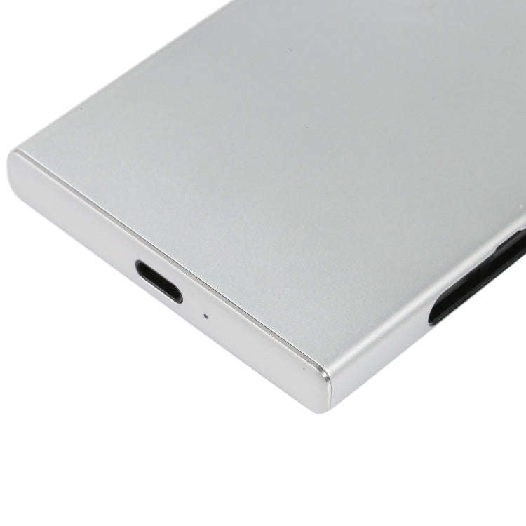 Original Battery Back Cover with Camera Lens Cover for Sony Xperia XZ1 Compact(Silver)