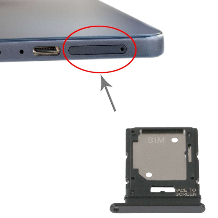 SIM Card Tray + Micro SD Card Tray For Xiaomi Redmi Note 11 Pro 4G/Redmi Note 11 Pro 5G/Redmi Not...