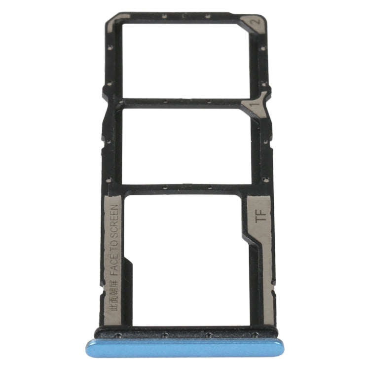 SIM Card Tray + SIM Card Tray + Micro SD Card Tray For Xiaomi Redmi 10C/Redmi 10 India/Poco C40(B...