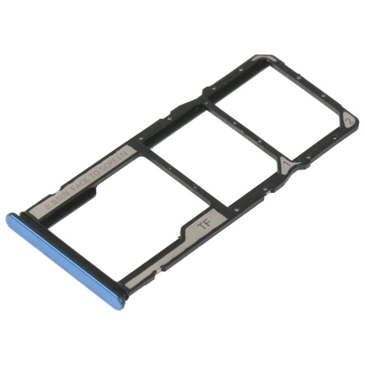 SIM Card Tray + SIM Card Tray + Micro SD Card Tray For Xiaomi Redmi Note 11S 5G (Blue)
