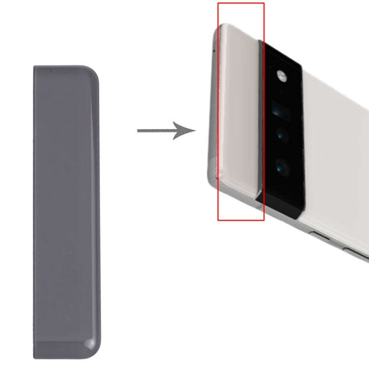 Front Upper Top Back Cover for Google Pixel 6 Pro (Black)