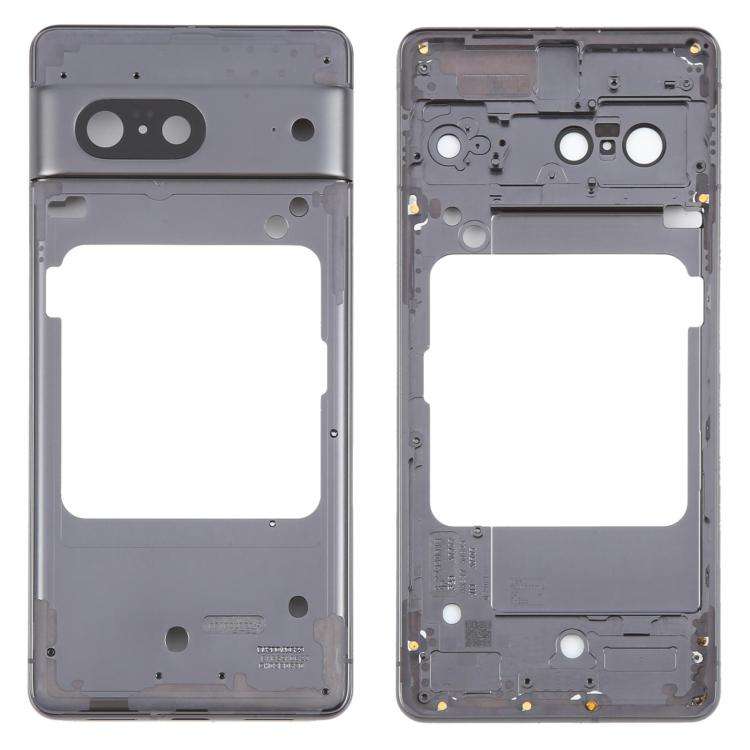 For Google Pixel 7 Front Housing LCD Frame Bezel Plate(Black)