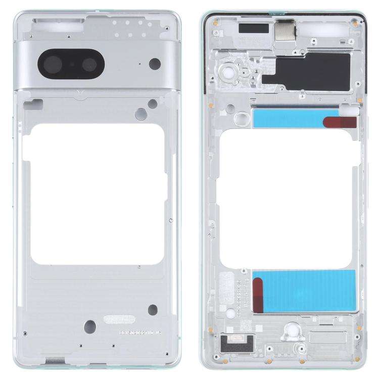 For Google Pixel 7 Front Housing LCD Frame Bezel Plate(Silver)