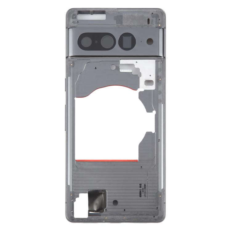 For Google Pixel 7 Pro Front Housing LCD Frame Bezel Plate(Black)