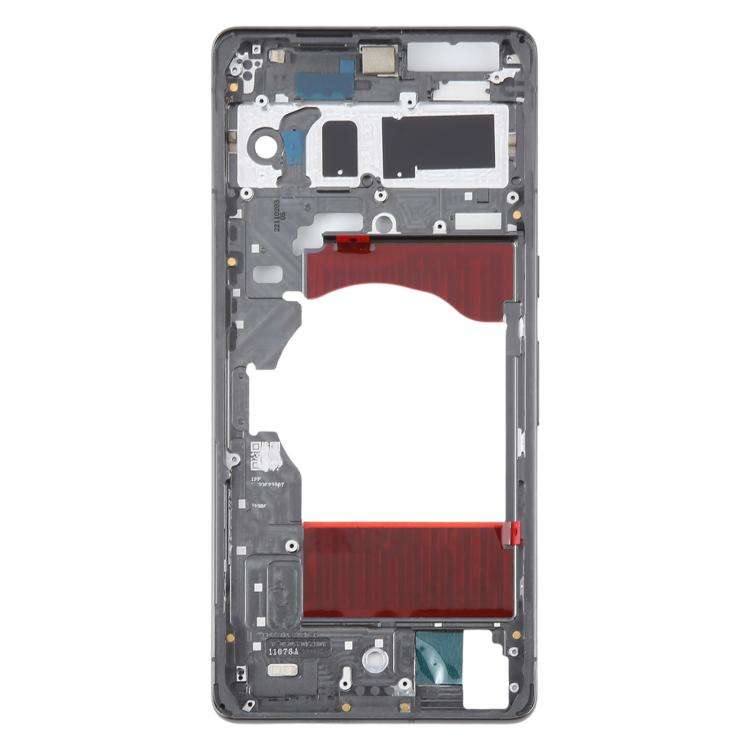 For Google Pixel 7 Pro Front Housing LCD Frame Bezel Plate(Black)
