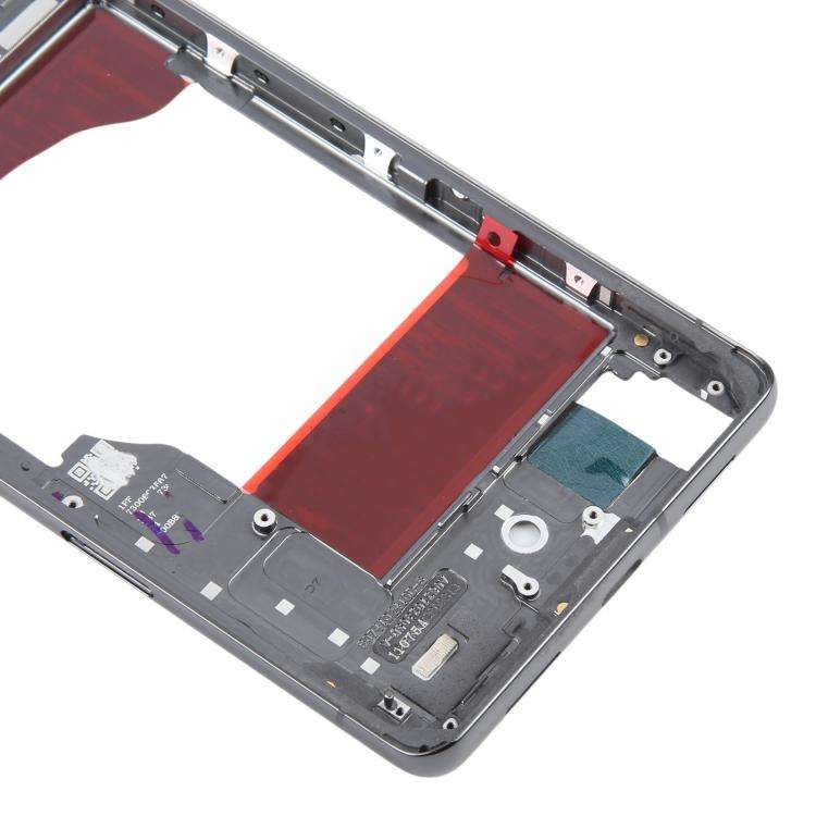 For Google Pixel 7 Pro Front Housing LCD Frame Bezel Plate(Black)