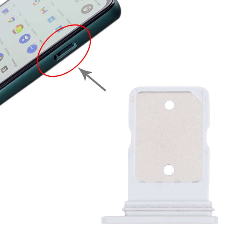 SIM Card Tray for Google Pixel 5a (White)