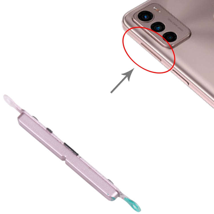 For Motorola Moto G42 Volume Control Button (Pink)