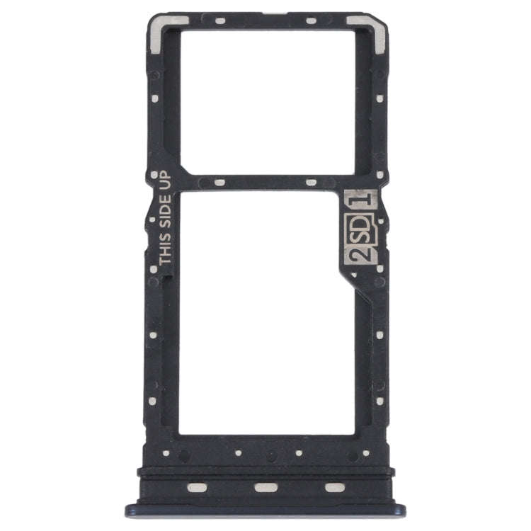 For Motorola Moto G62 5G / Moto G62 India SIM Card Tray + SIM / Micro SD Card Tray(Black)