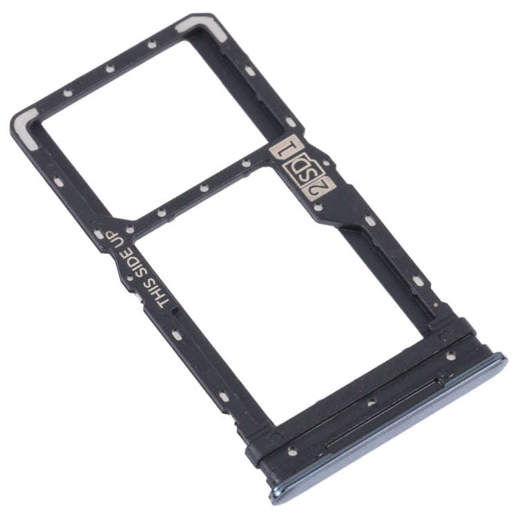 For Motorola Moto G52 SIM Card Tray + SIM / Micro SD Card Tray (Black)