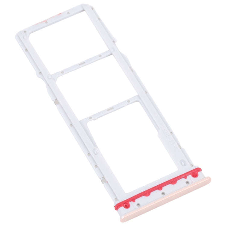 For Motorola Moto G32 SIM Card Tray + SIM Card Tray + Micro SD Card Tray (Gold)