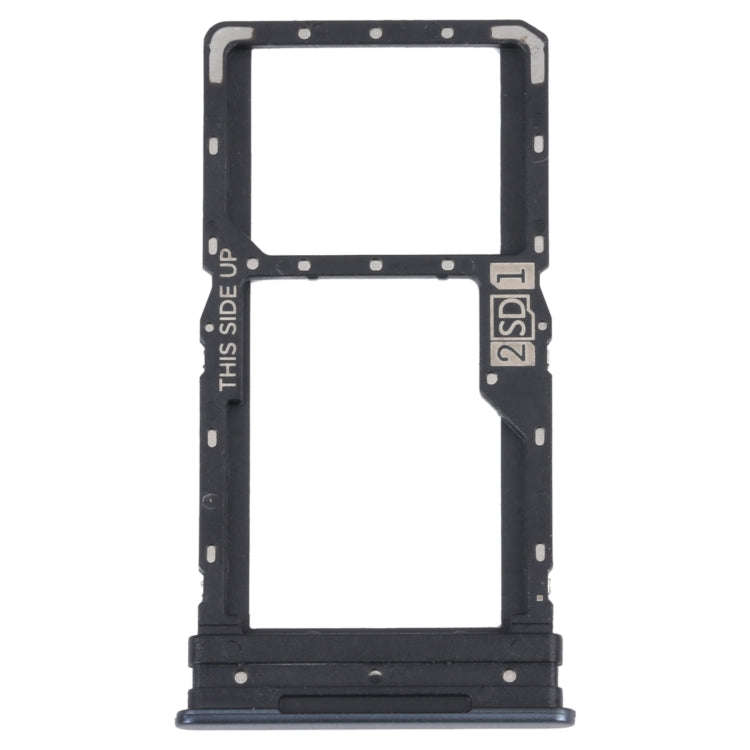 For Motorola Moto G82 5G SIM Card Tray + SIM / Micro SD Card Tray (Black)