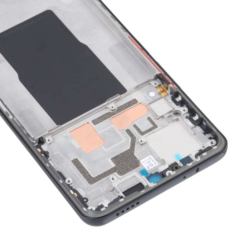 For Xiaomi Redmi K50 Ultra / 12T / 12T Pro Original Front Housing LCD Frame Bezel Plate(Black)